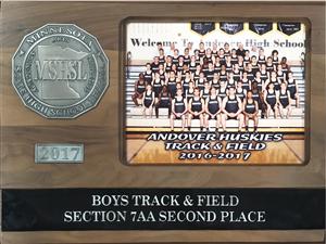 2017 Boys Track Section 7AA Second Place 